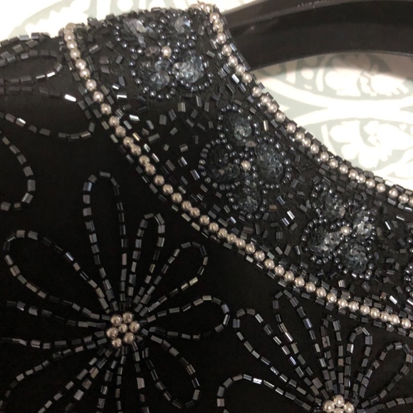 Papell Boutique vintage beaded evening jacket Medium - Picture 5 of 7